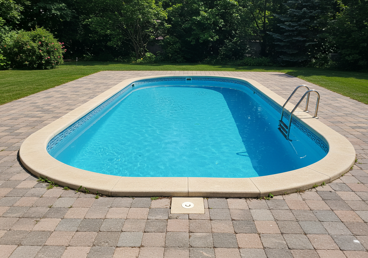Beautiful pool area after Stan's Pools professional service